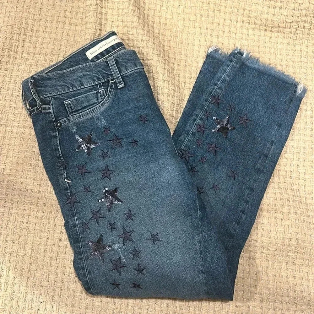 Pilcro And the Letter press women’s Jeans slim boyfriends size 27
